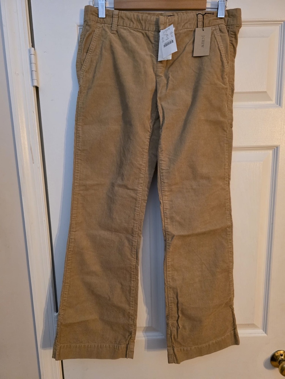 Vintage J.Crew Women’s Corduroy Wide-Leg Pants in Light Brown. Sz P6. NWT. $39